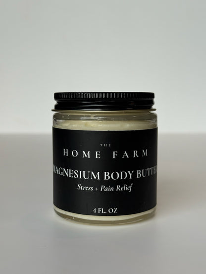 Organic Magnesium Body Butter | Sleep, Stress & Muscle Relief