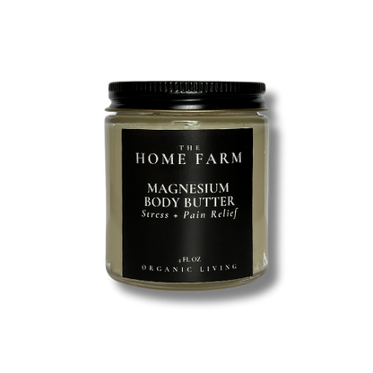 Organic Magnesium Body Butter | Sleep, Stress & Muscle Relief